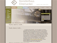 Tablet Screenshot of kuenstlerhaus.net